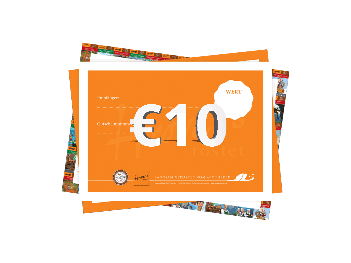 Hrovat's röstet Geschenkgutschein 10