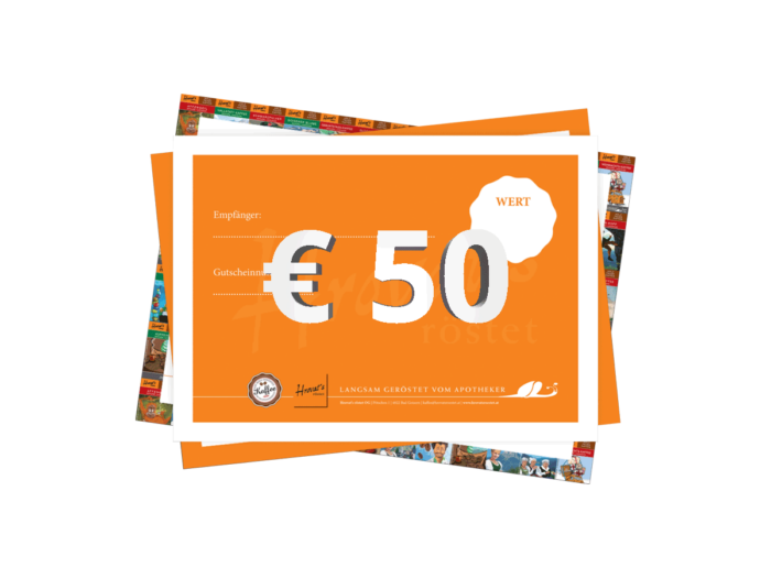 Hrovat's röstet Geschenkgutschein 50