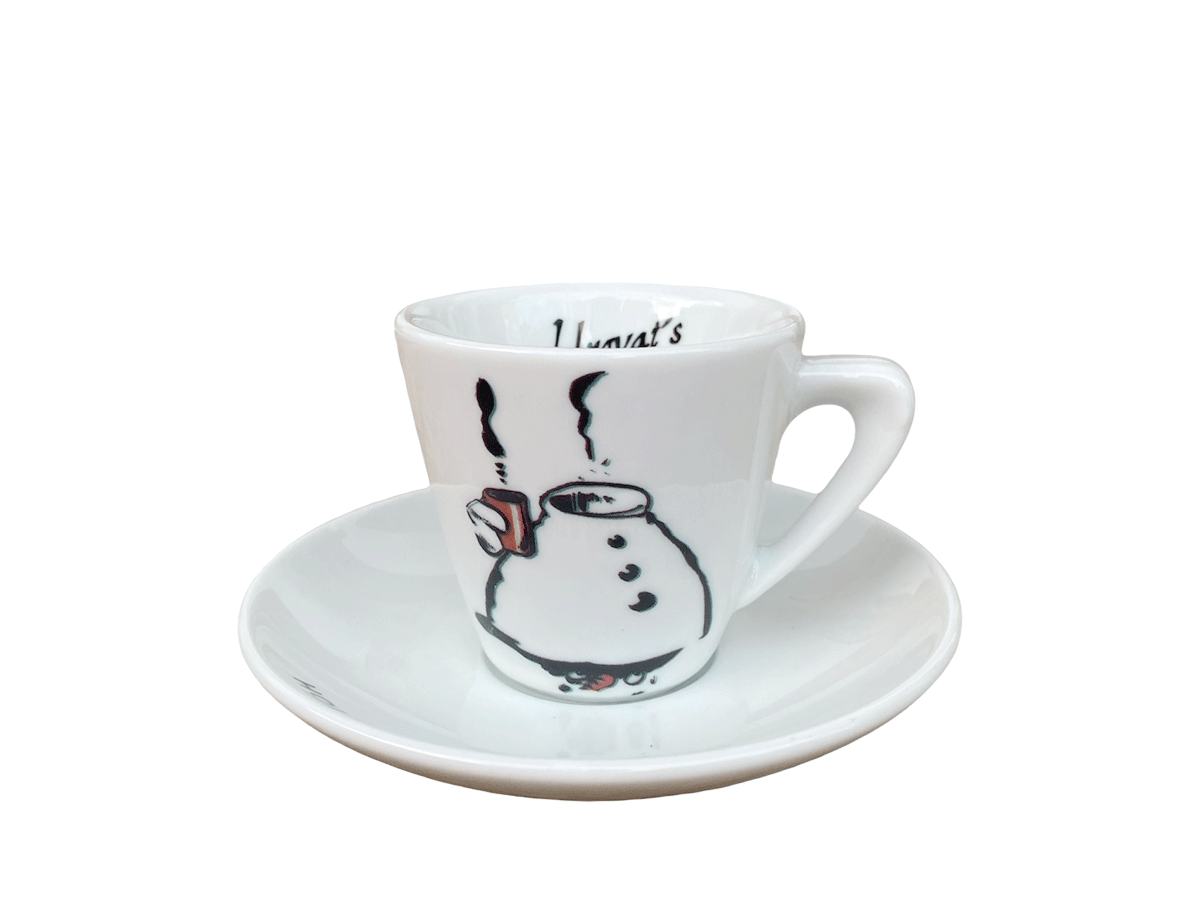 Espresso Tasse "Frosty" mit Unterteller